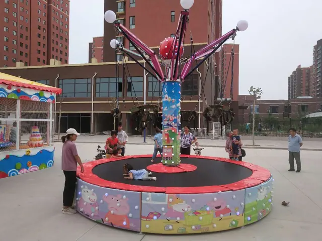 Trampoline élastique rotatif pour 6 personnes - photo détaillée 2 | JH Amusement