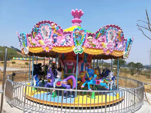 16-Seat My Little Pony Carousel - detail photo 1 | JH Amusement
