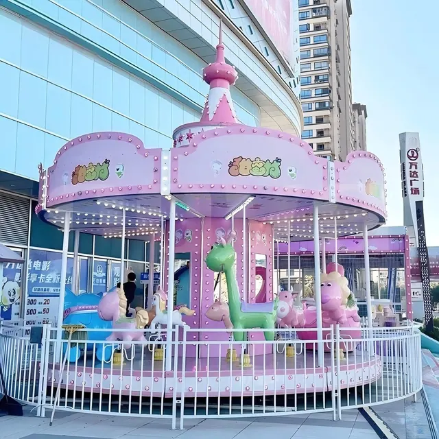 16-местная карусель Pink Swan - подробное фото 3 | JH Amusement
