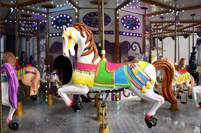 36-Seat Deluxe Carousel - detail photo 3 | JH Amusement