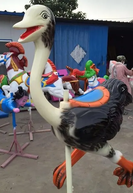 Cartoon Animal Carousel Mounts - main product photo | JH Amusement