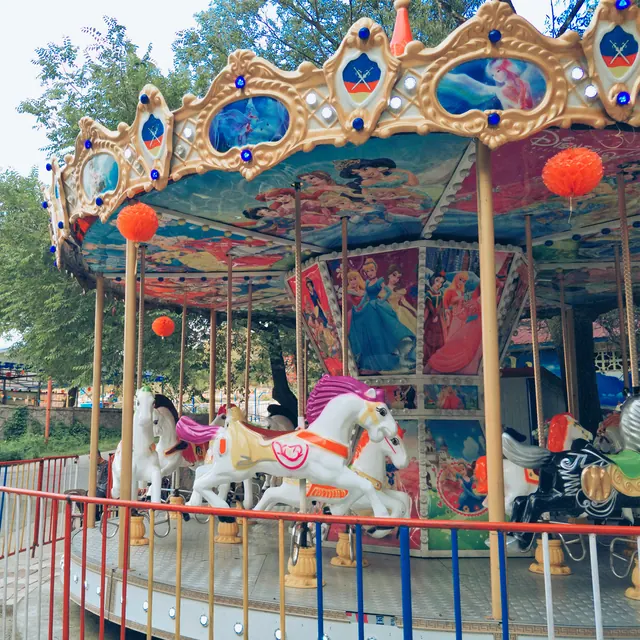 Deluxe Carousel (Real Scene) - detail photo 4 | JH Amusement