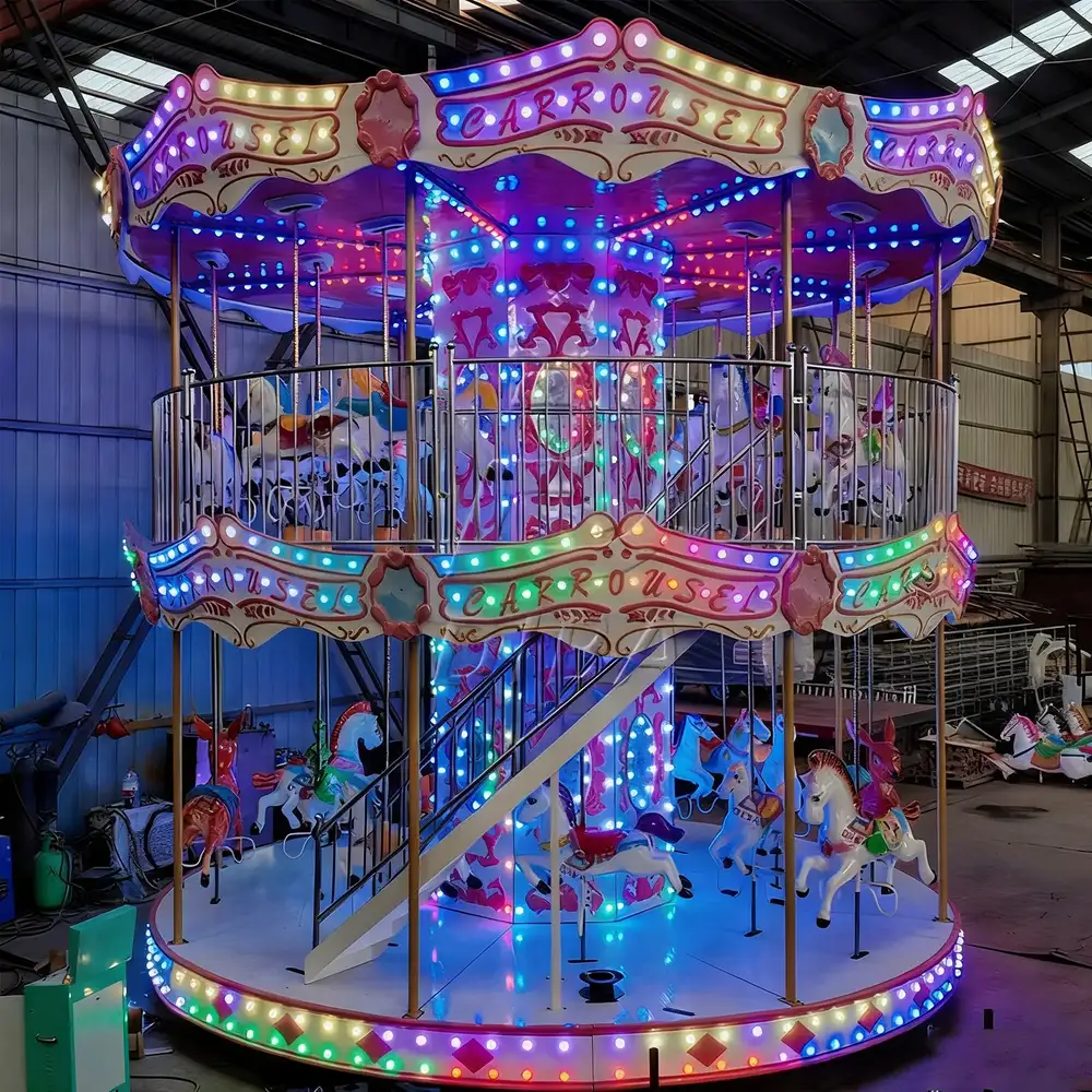 كاروسيل ديلوكس بطابقين - صورة المنتج الرئيسية | JH Amusement