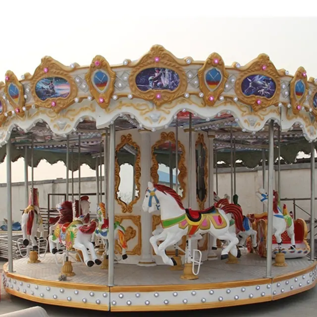 Golden Pegasus Carousel - main product photo | JH Amusement