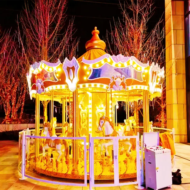 Nouveau carrousel européen de luxe - photo détaillée 1 | JH Amusement