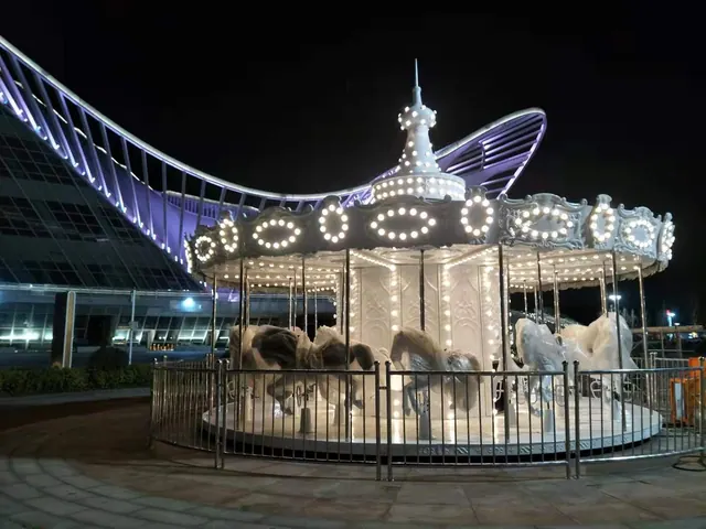 Pure White Wedding Carousel - main product photo | JH Amusement