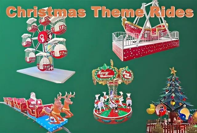 Christmas Self-Control Plane - detail photo 2 | JH Amusement
