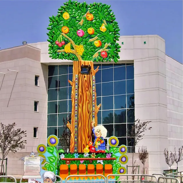 Happy Towers Drop Ride - detail photo 3 | JH Amusement