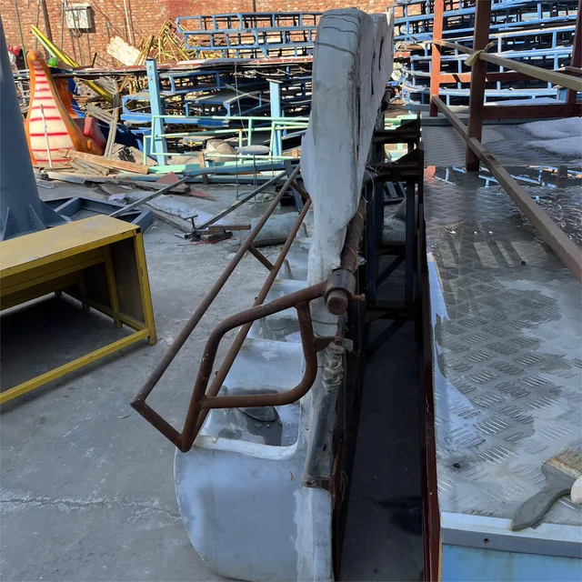 Ride component production area inside the JH Amusement factory