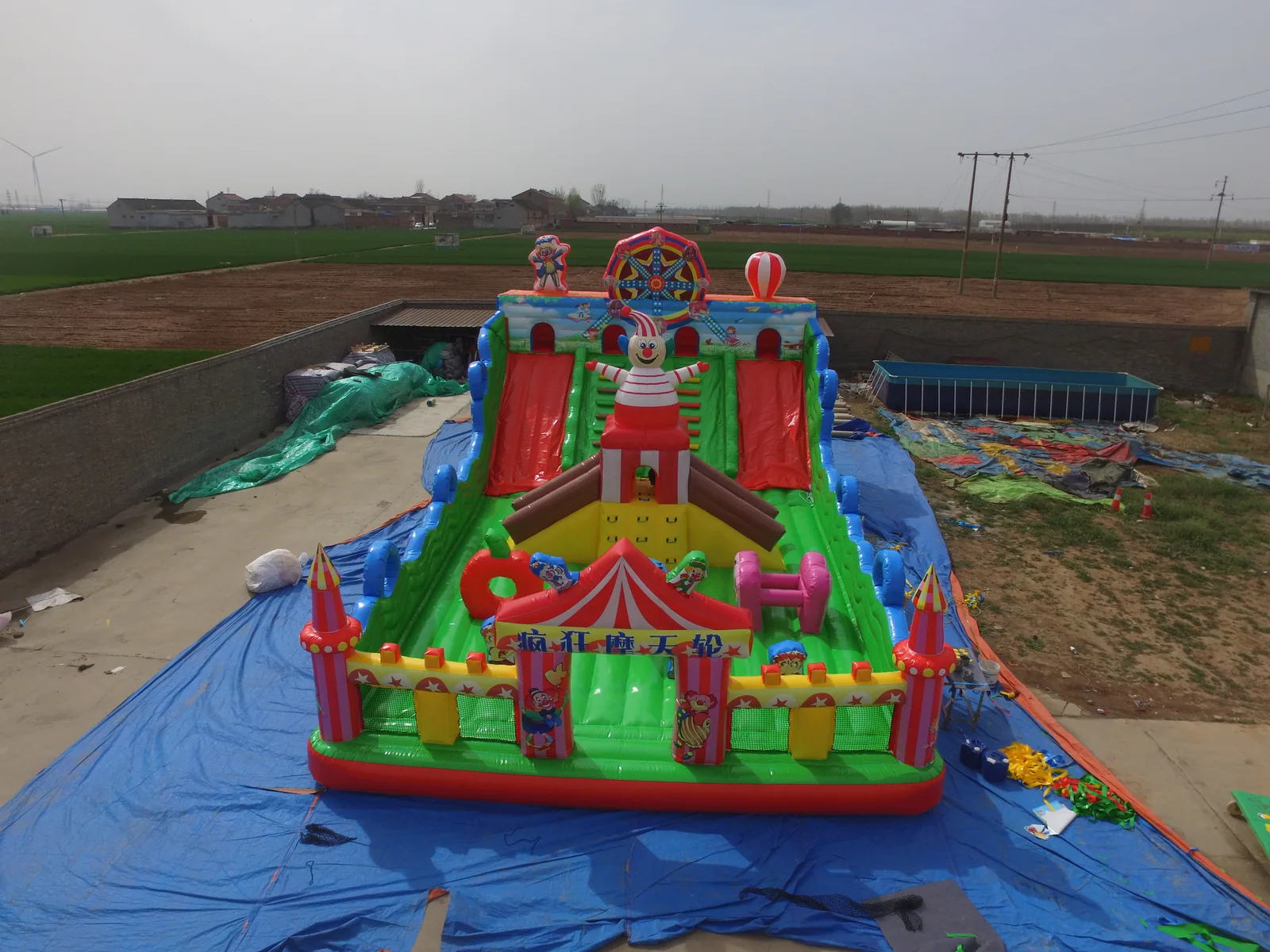 120 sqm Ferris Wheel Inflatable - main product photo | JH Amusement