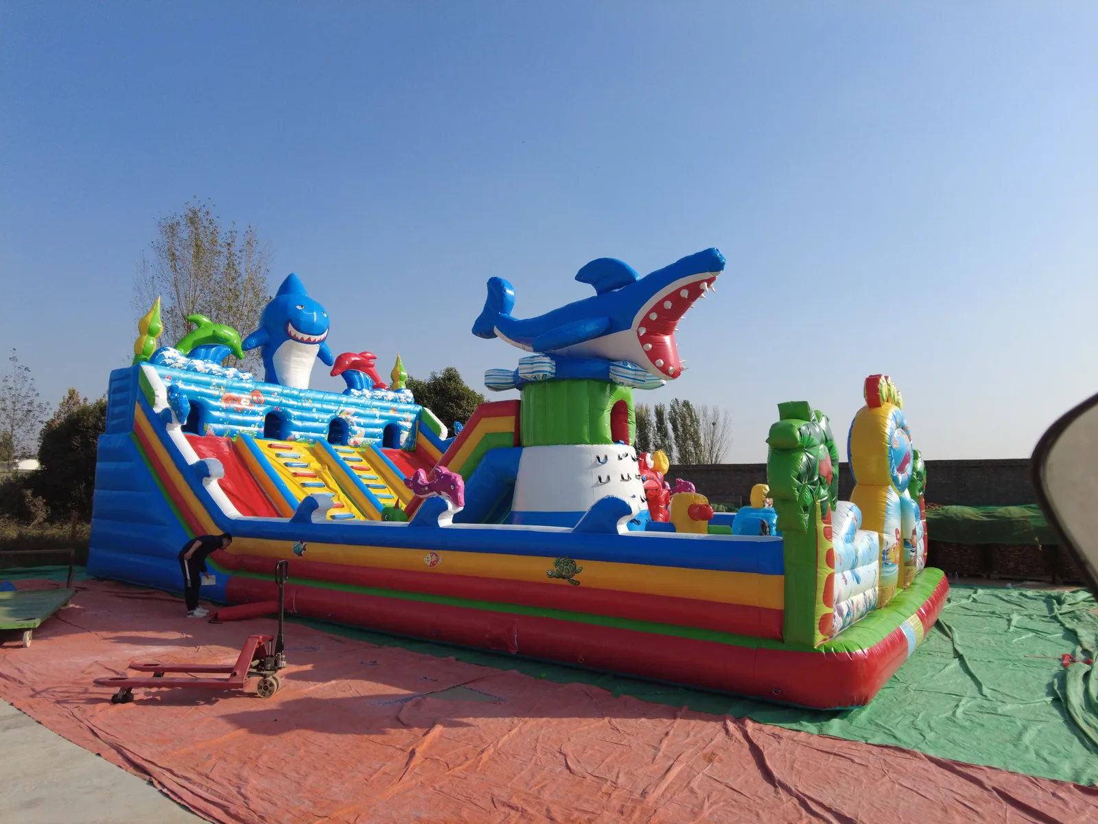 120 متر مربع نفخ تحت سطح البحر - الصورة التفصيلية 1 | JH Amusement