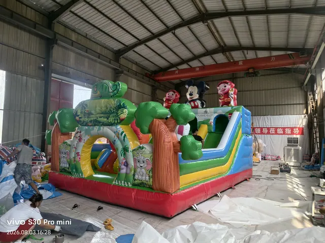 5x7x5.5 m Inflatable Castle - detail photo 1 | JH Amusement