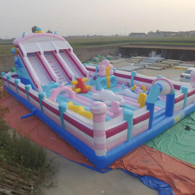 8x15 m Macaron Slide Inflatable - detail photo 1 | JH Amusement