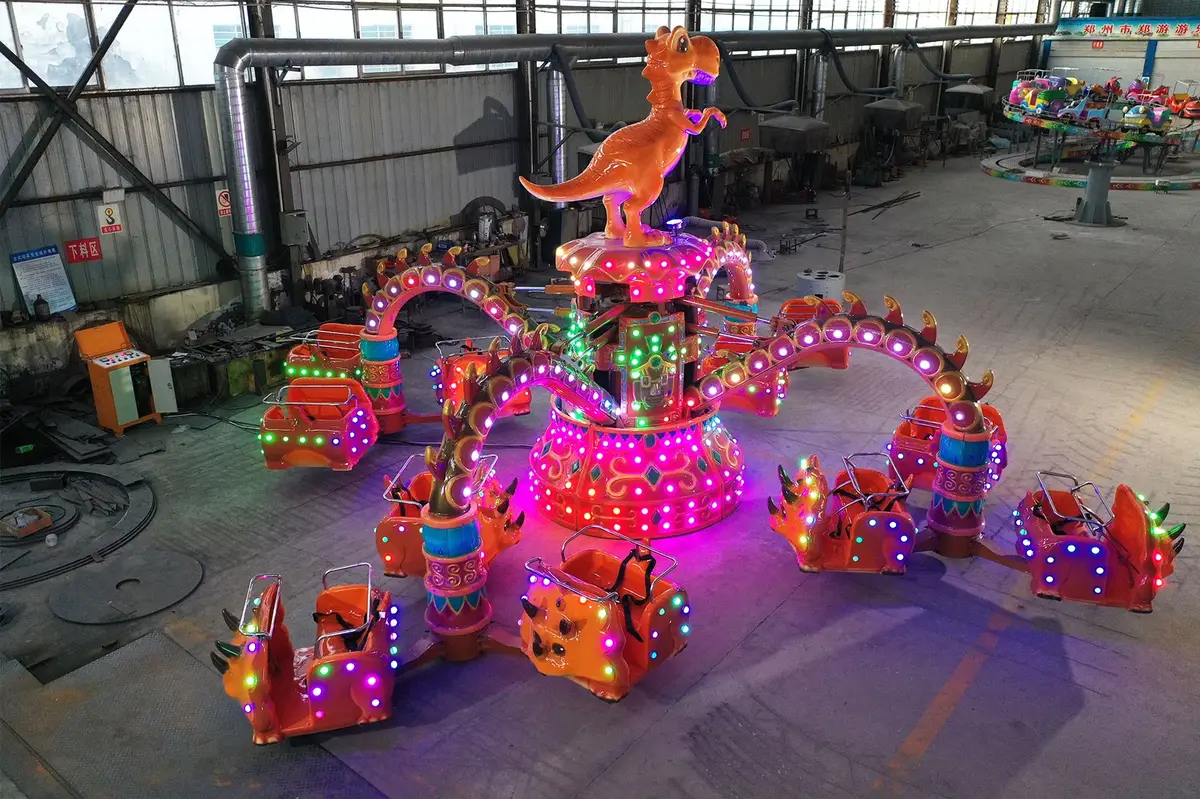 Dinosaur Octopus Ride - detail photo 1 | JH Amusement