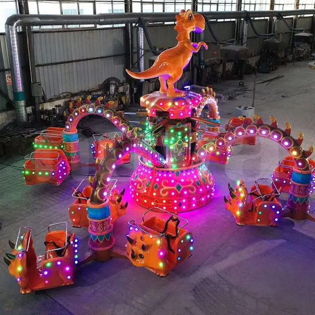 Dinosaur Octopus Ride - detail photo 2 | JH Amusement
