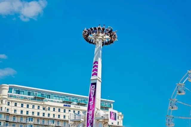 Péndulo frisbee gigante II - foto de detalle 2 | JH Amusement