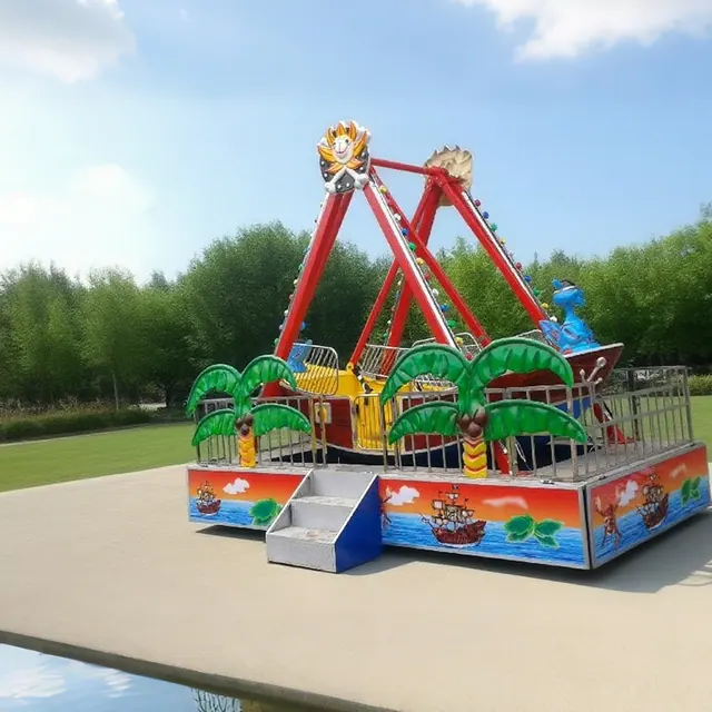 Mini bateau pirate - photo principale du produit | JH Amusement