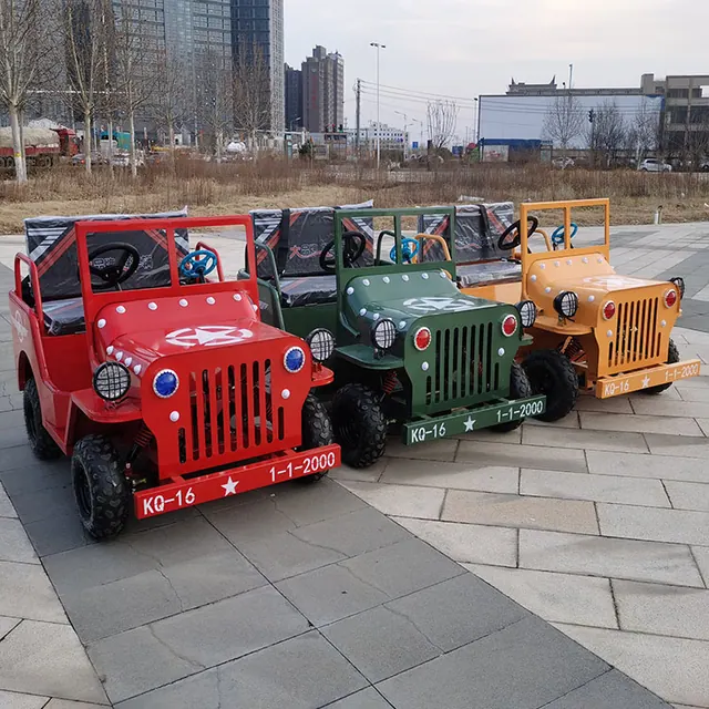 Covered Steel Jeep Ride - detail photo 1 | JH Amusement