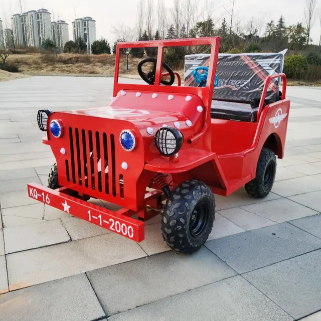 Covered Steel Jeep Ride - detail photo 2 | JH Amusement