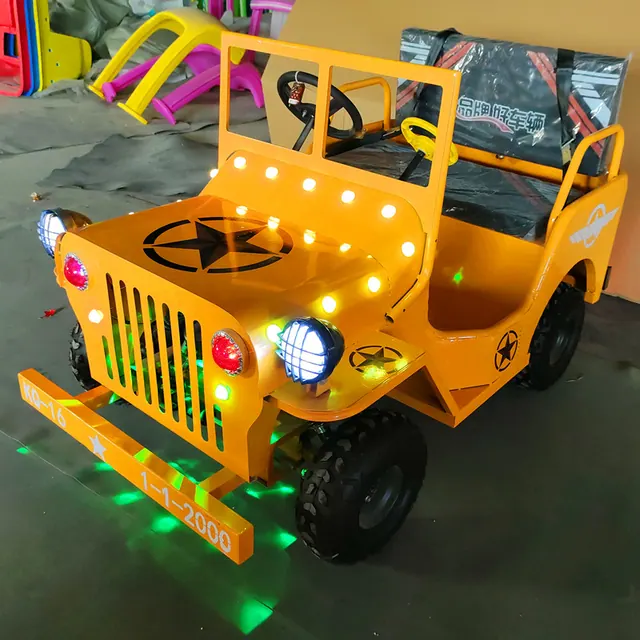 Covered Steel Jeep Ride - detail photo 3 | JH Amusement