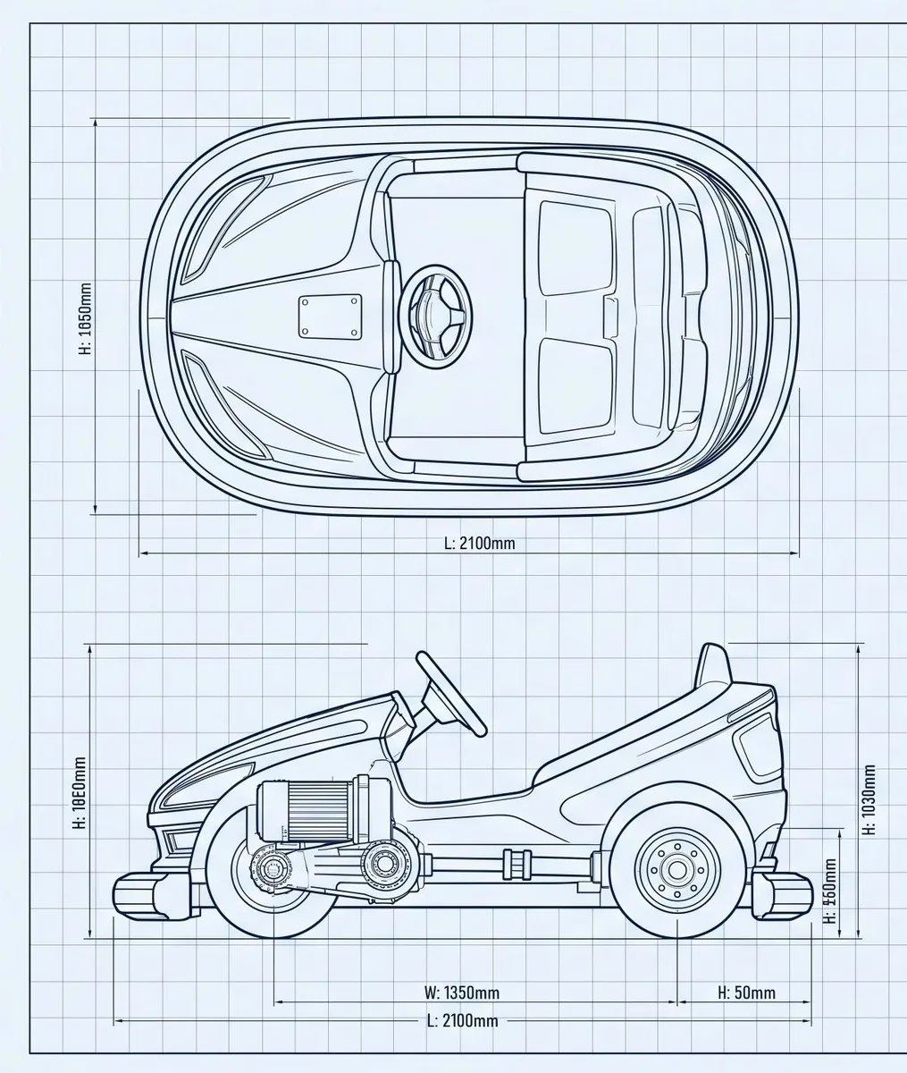 Bumper Car Type 3 - Engineering Design | JH Amusement