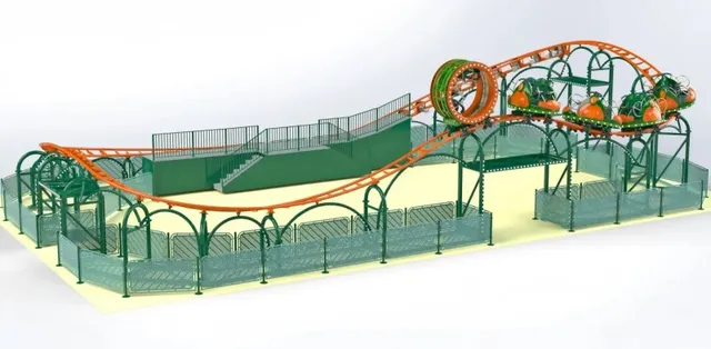 كوستر دوار هوائي كبير - الصورة التفصيلية 1 | JH Amusement