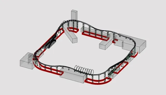 كوستر دوار هوائي كبير - الصورة التفصيلية 3 | JH Amusement