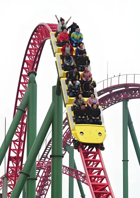 Large Thrill Roller Coaster - detail photo 3 | JH Amusement