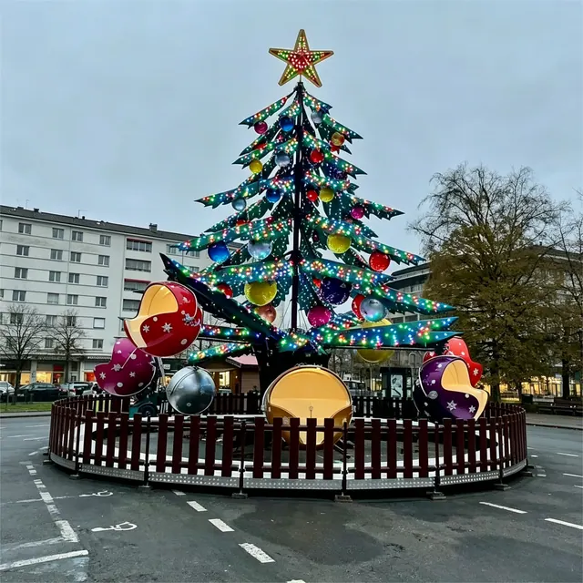 Самолет самоконтроля «Рождественская елка» - подробное фото 3 | JH Amusement