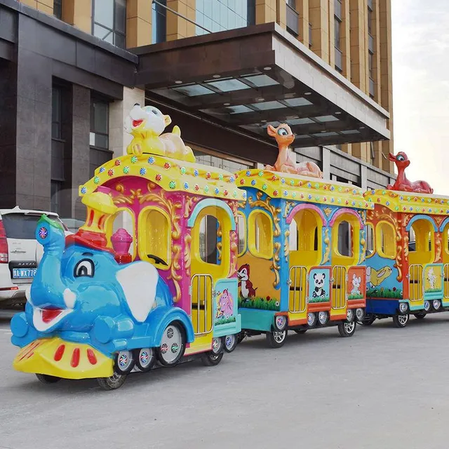 Train à chenilles d'éléphant - photo principale du produit | JH Amusement