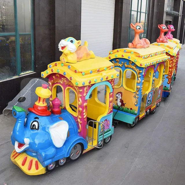 Train à chenilles d'éléphant - photo détaillée 3 | JH Amusement
