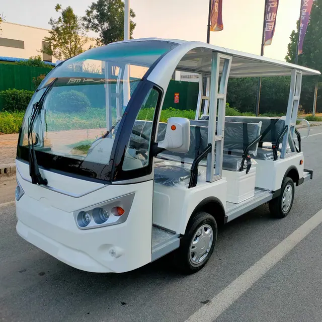 عربة لمشاهدة معالم المدينة الكهربائية ذات 8 مقاعد - الصورة التفصيلية 4 | JH Amusement