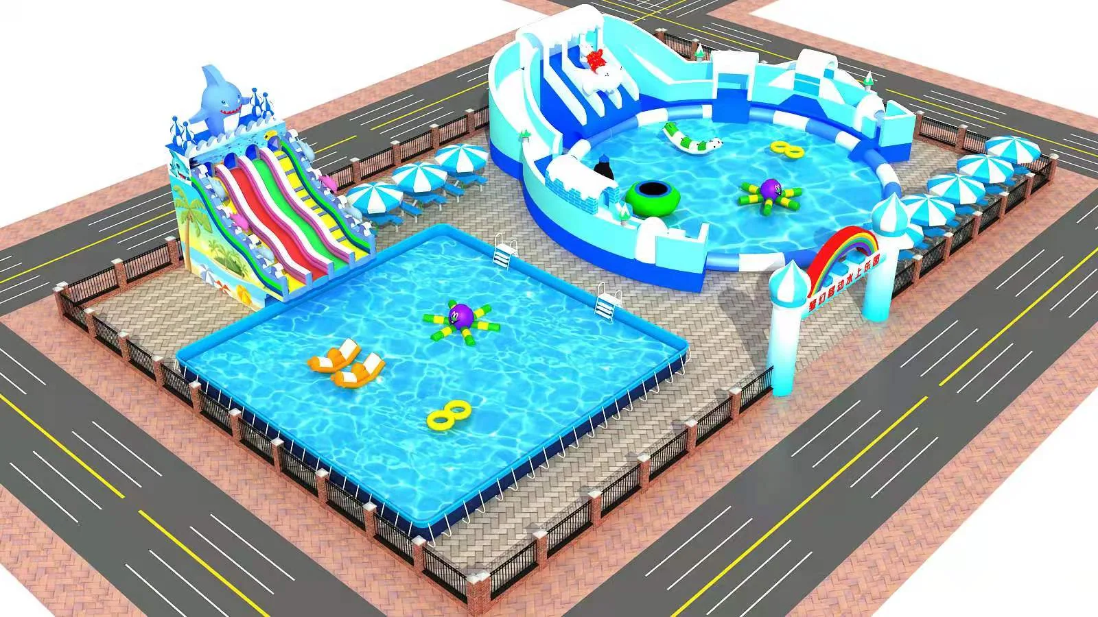 Производитель Водные игровые бассейны JH Amusement